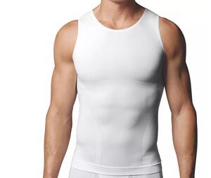 Spanx Mens Zoned Performance Tank Top white Size M New